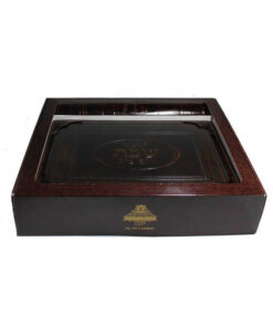 Leather Challah Board & Cover - Classic