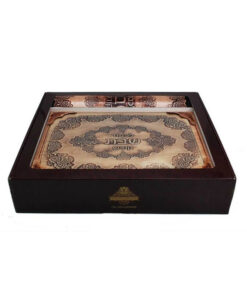 Leather Challah Board & Cover - flowery