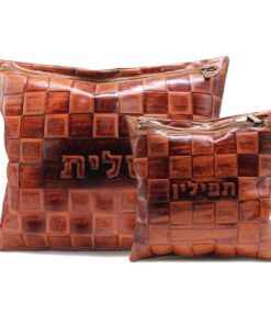 סט נרתיק טלית ותפילין – דגם שח