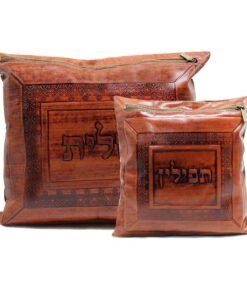 סט נרתיק טלית ותפילין  - דגם קלאסי גוון קוניאק