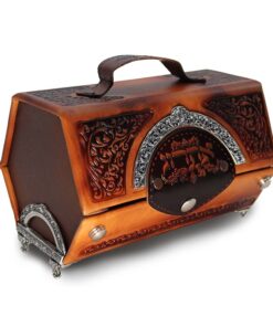 קופסת אתרוג - דגם סלוניקי/ גוון קוניאק