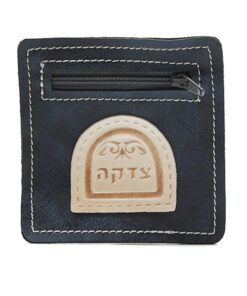 נרתיק כיס לצדקה גוון כחול