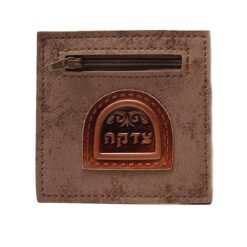נרתיק כיס לצדקה גוון קוניאק