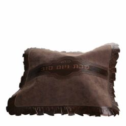כיסוי לחלות  - דגם וולן גוון חום