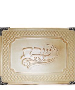 מגש לפמוטות דגם שובל גוון בז'