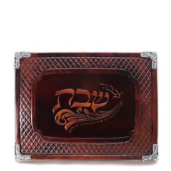 מגש לפמוטות דגם שובל גוון חום