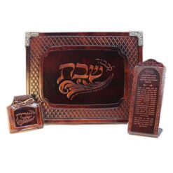 סט הדלקת נרות דגם שובל גוון חום