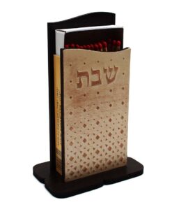 מעמד גפרורים גדולים | דגם נקודות גוון בז'