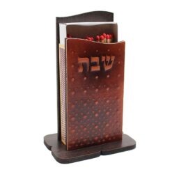 מעמד גפרורים גדולים | דגם נקודות גוון קוניאק