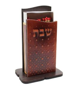 מעמד גפרורים גדולים | דגם נקודות גוון קוניאק