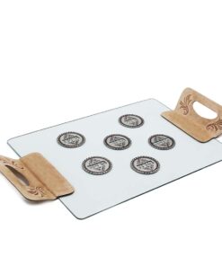 קערת ליל הסדר דגם נופך - גוון בז'