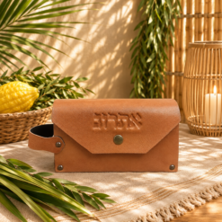קופסת אתרוג דגם שריג - גוון קאמל